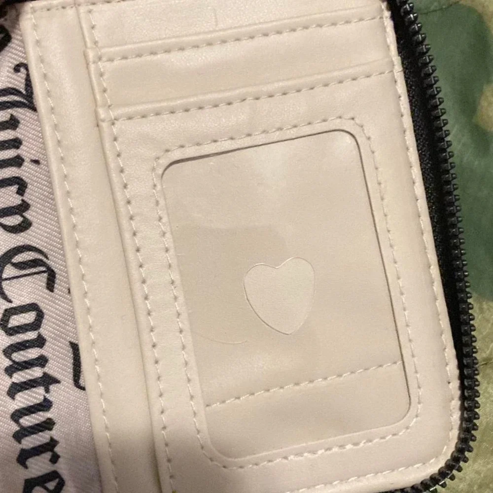 Juicy couture‎ y2k monogram cardholder with heart charm